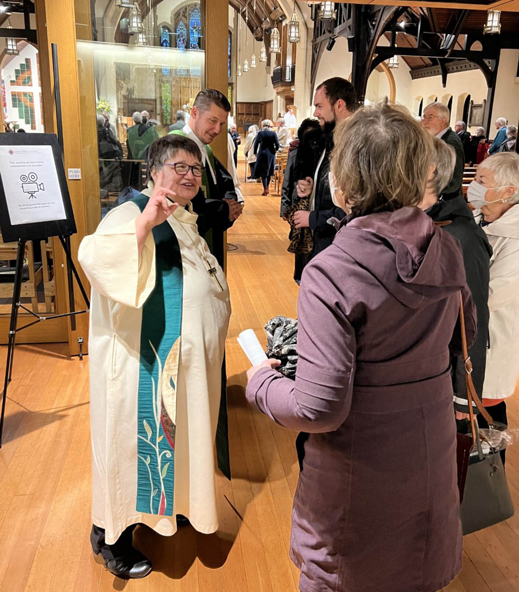 Bishop Kathy Martin Visits Christ Church Cathedral Christ Church Cathedral Anglican Diocese 